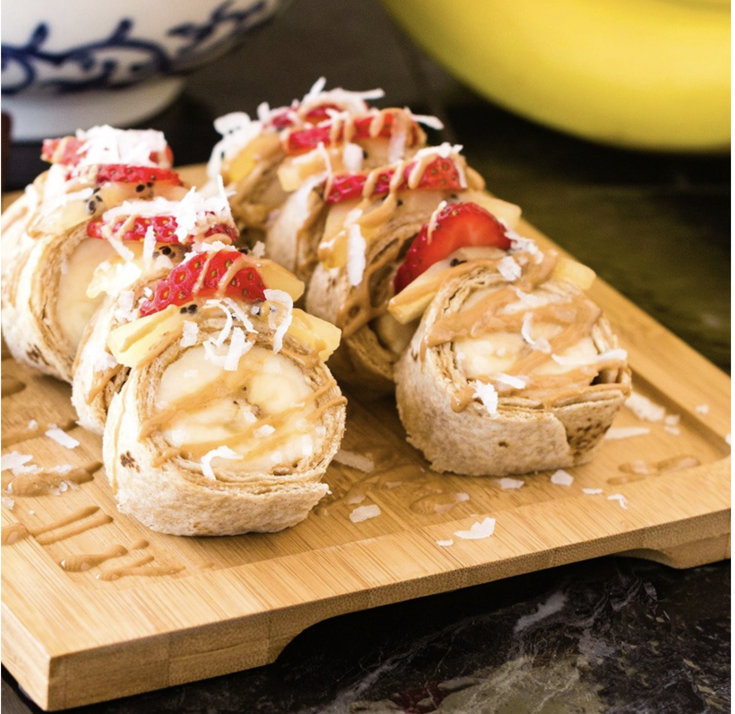 banana sushi rolls